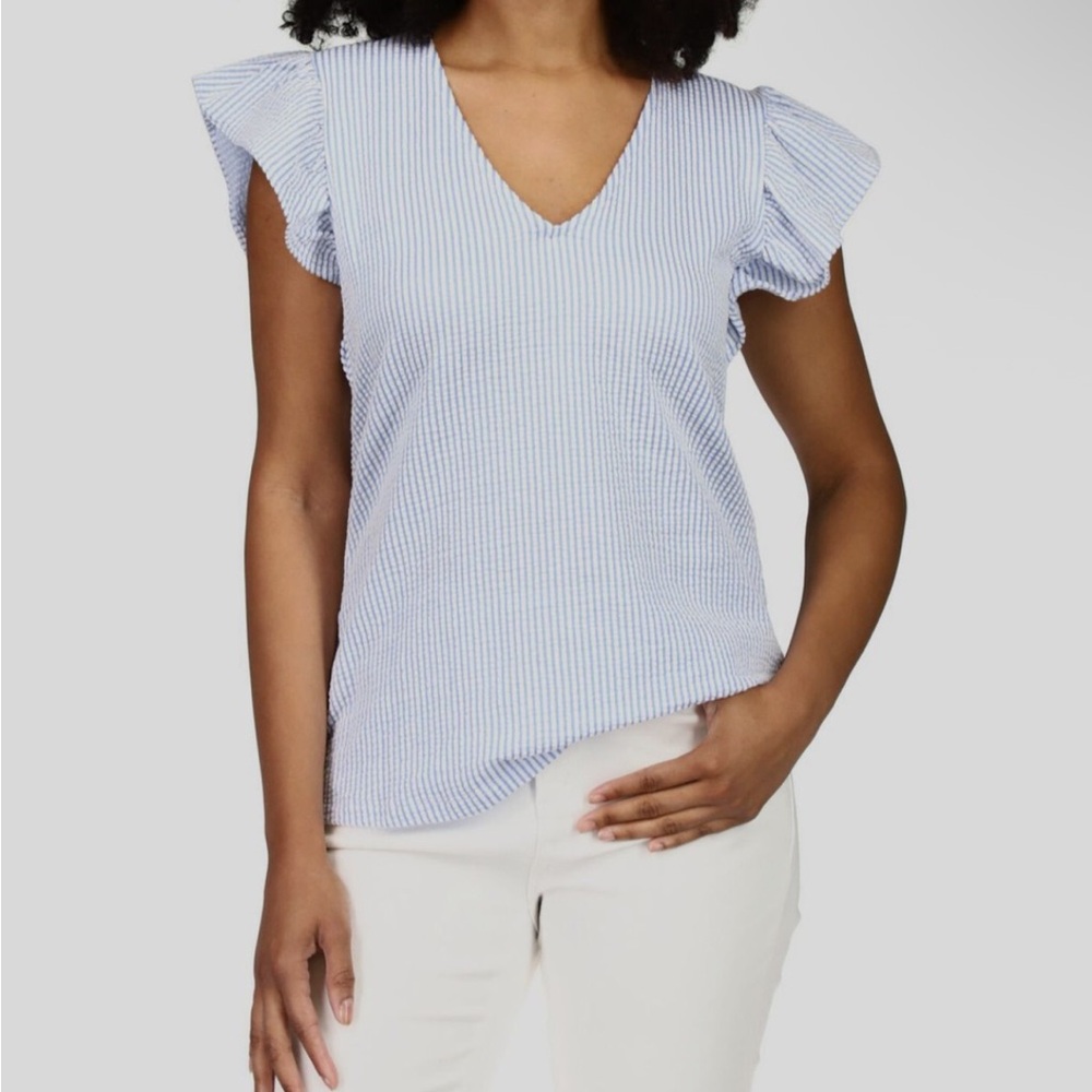 Michael Kors flutter sleeve top